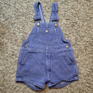 Happy Kids Denim Shortalls Sz 3 Vintage Blue